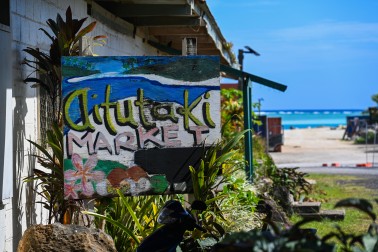 Sign for the Aitutaki Market