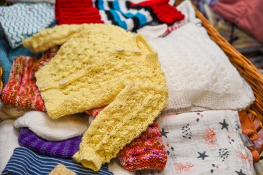 A beautiful donated knitted jumper