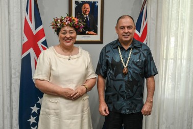 Dame Cindy and Hon Mark Brown