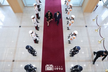 Military Guard of Honour at the Presidential Meeting