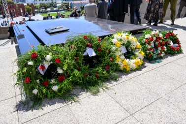 Wreaths at the Tomb of the Unknown Warrior