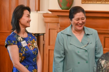 Dame Cindy in conversation with Christina Sit Yee, Samaritans Wellington Board Co-Chair