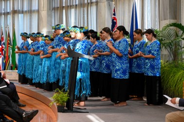 Wellington East Girls College Polynesian Group perform