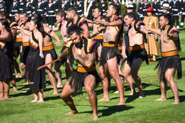 The cultural party perform the wero