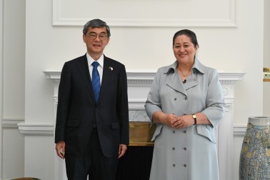 HE Mr Makoto Osawa, Ambassador of Japan and Dame Cindy