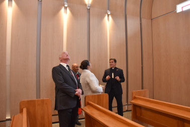 Inside the chapel at Whakamaru