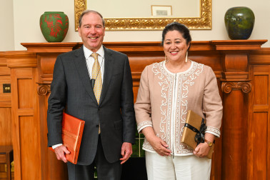Ambassador Udall and Dame Cindy