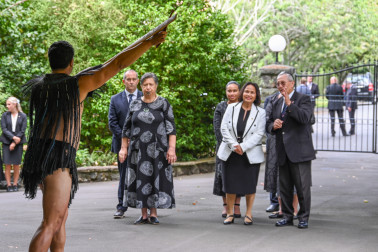 The wero is laid down for High Commissioner of Nauru  HE Ms Camilla Solomon