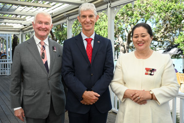 Dame Cindy Kiro, Dr Richard Davies and John Pearson