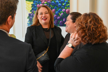 Dame Cindy and Her Worship Tory Whanau, Mayor of Wellington