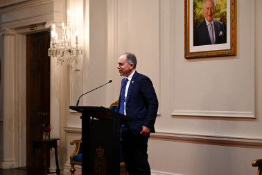 Peter Rudd speaks