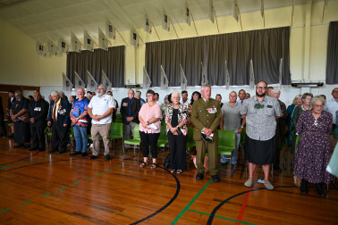 People of Whangaroa attending the pōhiri