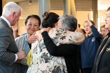 The hongi and harirū after the pōwhiri