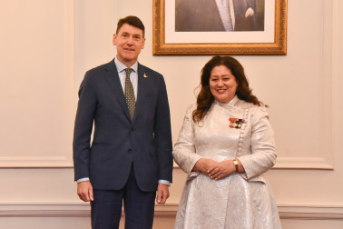 HE Mr Daniel Sloper, High Commissioner of Australia and Dame Cindy Kiro