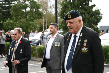 Veterans in the Te Atatū parade