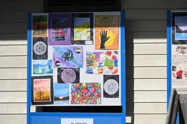 Artwork on display