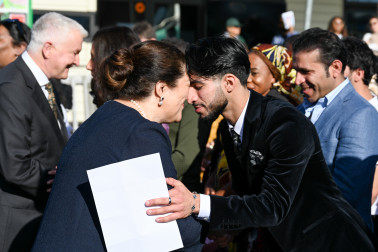 Dame Cindy and Zaki Ayubi hongi and harirū