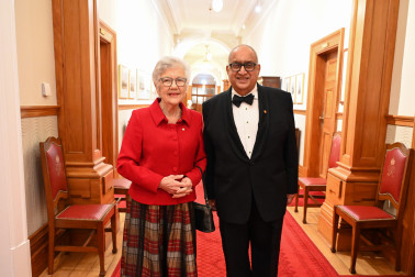 Sir Anand Satyanand and Lady Susan Satyanand