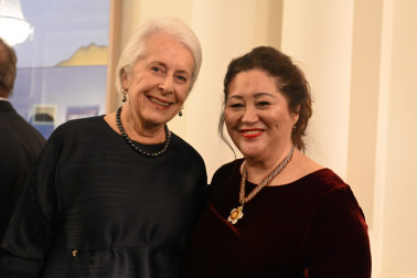 Dame Cindy and Dame Silvia Cartwright