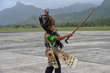 The welcome by Ui Ariki