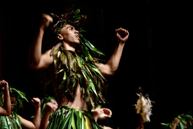Performers in traditional rito