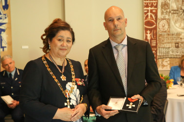 The late Mr Fred Graham, of Waiuku, CNZM for services to Māori art