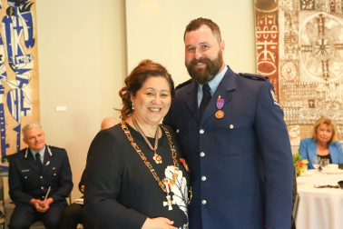 Constable Cameron Whittaker, NZBM for an act of bravery