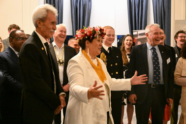 Dame Cindy and guests at the VSA reception