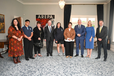 Their Excellencies with the Official Party