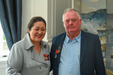 Dame Cindy with Mr Tim Dodge