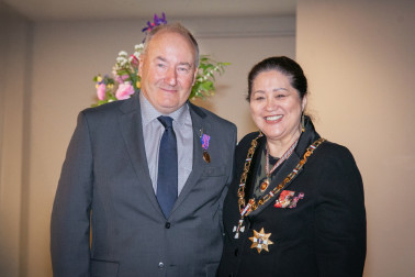 Mr Ron Andrew, of Mosgiel, NZBM for an act of bravery 