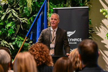 Master of ceremonies Simon Dallow