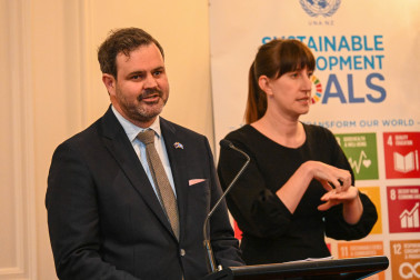 James Bushell, UNANZ National President, speaks