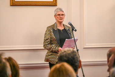 Distinguished Professor Dame Jane Harding, President of the Royal Society Te Apārangi, speaks