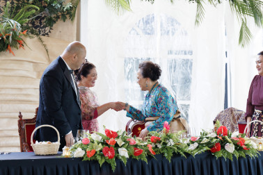 Dame Cindy with Their Majesties, King Tupou VI and Queen Nanasipau’u