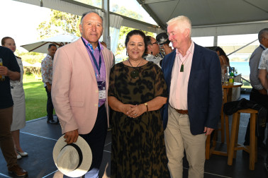 Their Excellencies with Pita Tipene, Chair of the Northland Regional Council