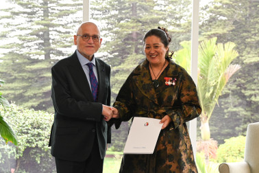 Ambassador Borg-Marks and Dame Cindy.