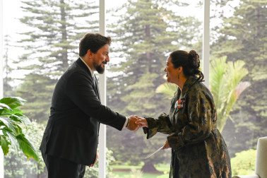 Ambassador Garcia and Dame Cindy.