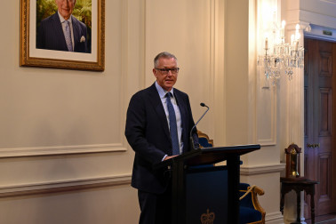 Life Flight Chief Executive Mark Johnston speaks