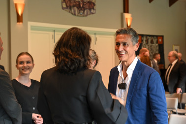 Guests attend the Te Papa Foundation reception