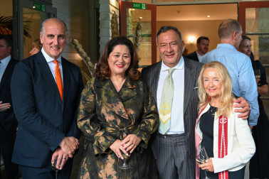 Dame Cindy and guests