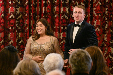 Sarah Mileham and Jack Doyle perform