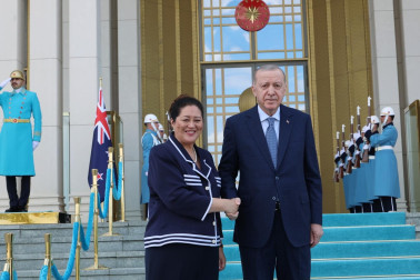 Dame Cindy and His Excellency Recep Tayyip Erdoğan, President of Türkiye