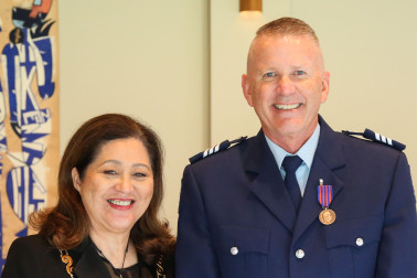 Sergeant Richard Bracey, of Auckland, NZBM for an act of bravery 