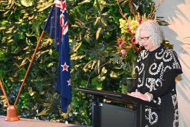 Monica Briggs speaks at the Child Cancer Foundation Life Membership and Star Awards 2026