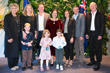 Star tamariki at the Child Cancer Foundation Life Membership and Star Awards 2026