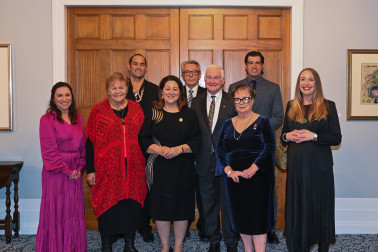 The official party for the launch of Te Korowai o Taonui Charitable Trust