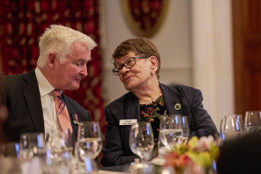 Dr Davies and Dame Joy Cowley