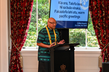 MC and co-chair of Ara Taiohi Chillion Sanerivi