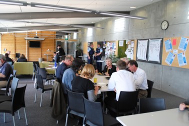 BBQ at Selwyn District Council Headquarters.